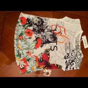 Fracomina white graphic t-shirt